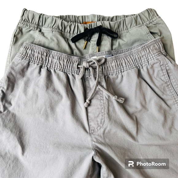 Old Navy and Red Camel Other - 2 Pairs of Joggers Old Navy Gray and Red Camel Green Drawstring Mens Size Medium